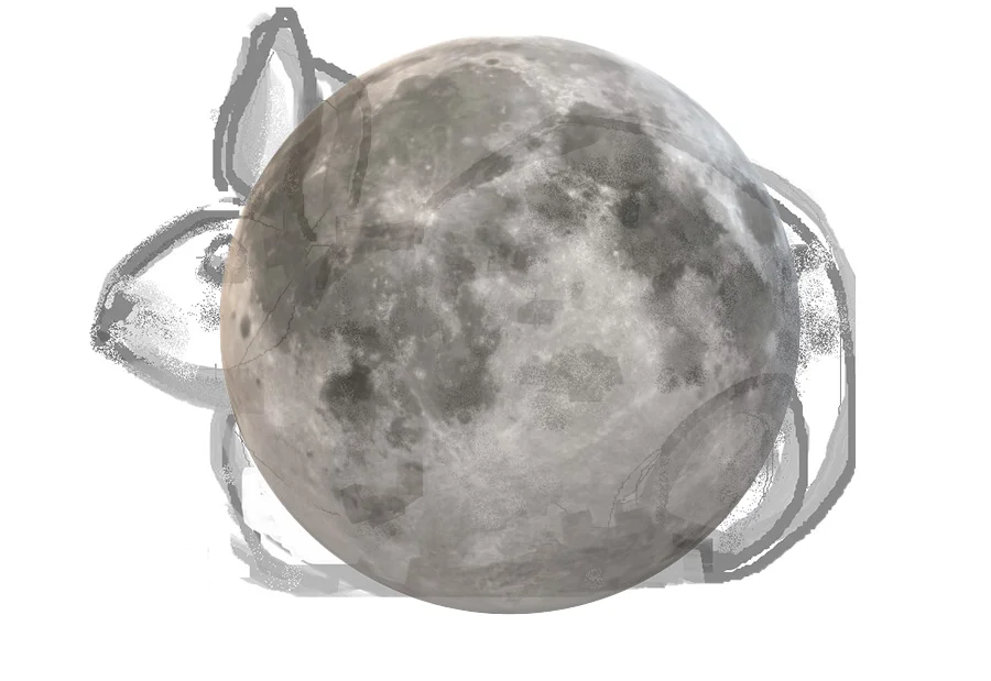 5 -- moon coming back